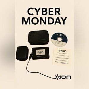 Ion Cassette Tape Converter System Black Silver Manuals